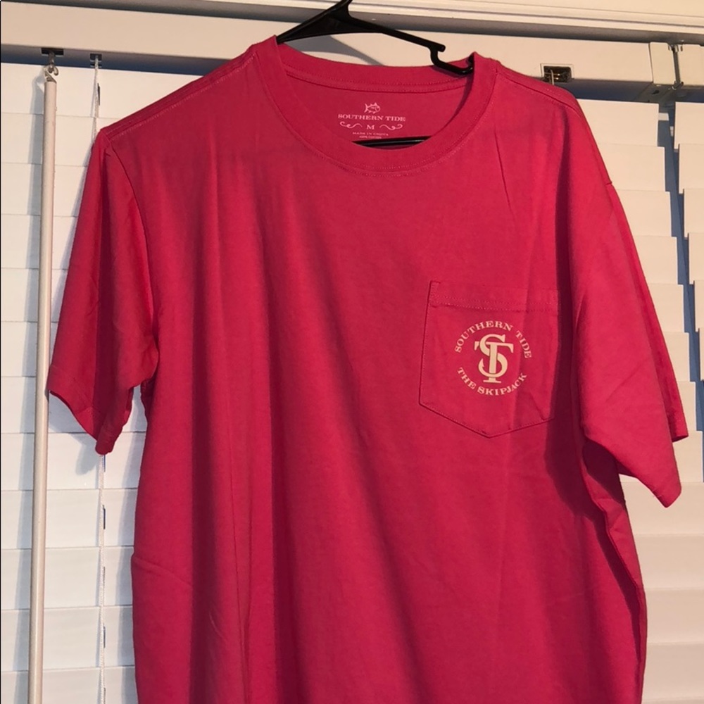pink southern tide T-shirt